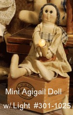 Abigail doll with light